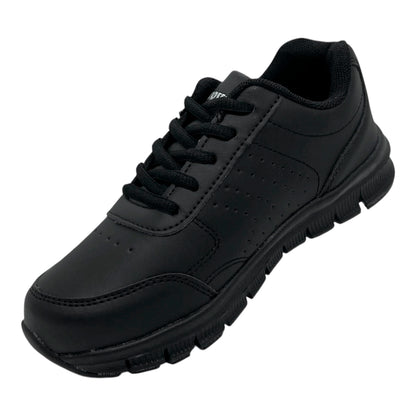 Zapato Tenis Colegial Negro Croydon Niño con Cordones | Elegancia y Durabilidad para el Colegio