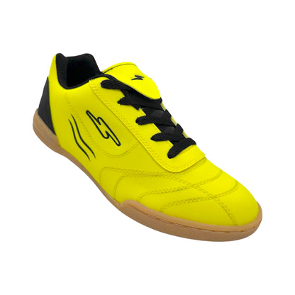 Tenis Zapatillas Futsala Torretín Amarillo Cocido para Hombre y Mujer Resistentes Fútbol Cancha Sintética