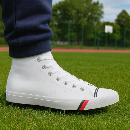 👟Tenis Bota Lona Blanco Colegial Croydon Prokeds para Fútbol y Microfútbol🏃‍♂️🥅