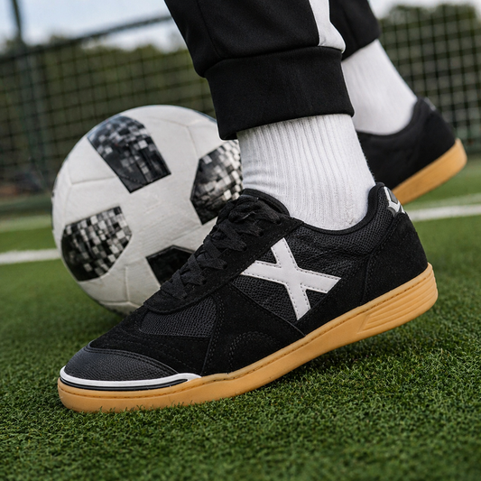 Tenis Futsal Hombre Gato Antideslizante Reforzado Suela Lisa