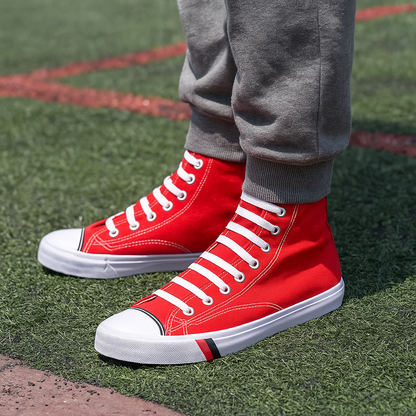 👟Tenis Bota Lona Rojo Colegial Croydon Prokeds para Fútbol y Microfútbol🏃‍♂️🥅