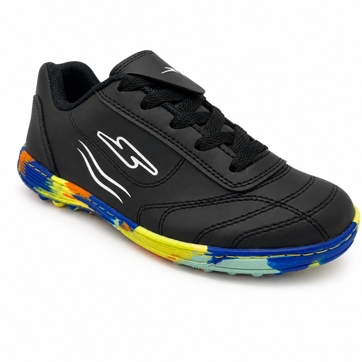 Tenis Torretin Para Sintética Micro Fútbol Futsala Suela Colores Antideslizante Negro