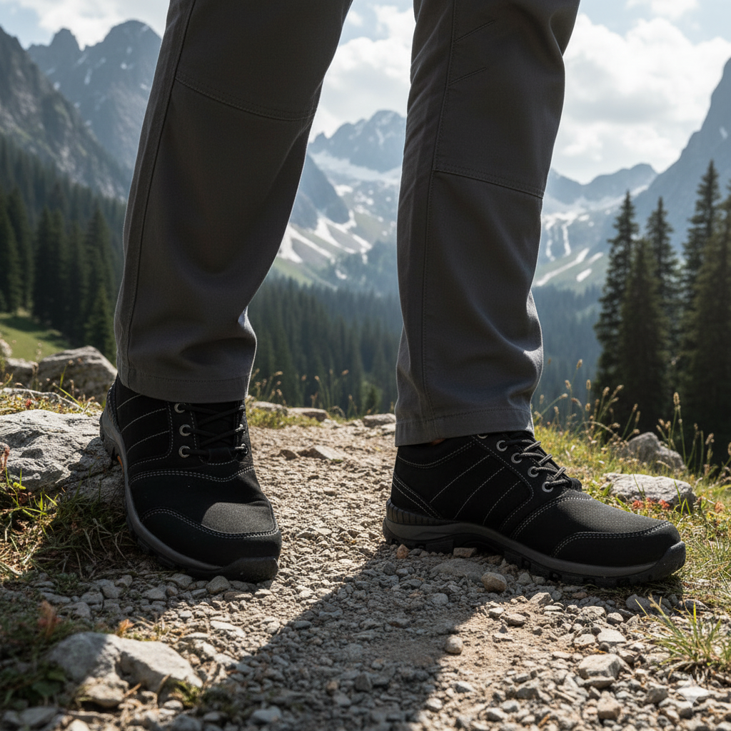 Zapato Casual Hombre Cuero Nobuck Estervi TrekPro Antideslizante 👞💼⛰️