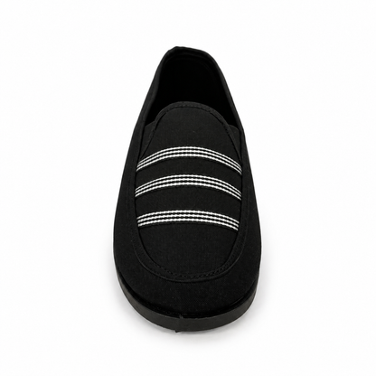 Zapatos Mujer Mocasín Ultralivianos Antideslizantes En Lona Suaves