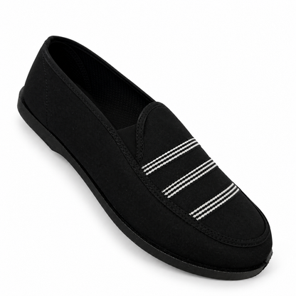 Zapatos Mujer Mocasín Ultralivianos Antideslizantes En Lona Suaves