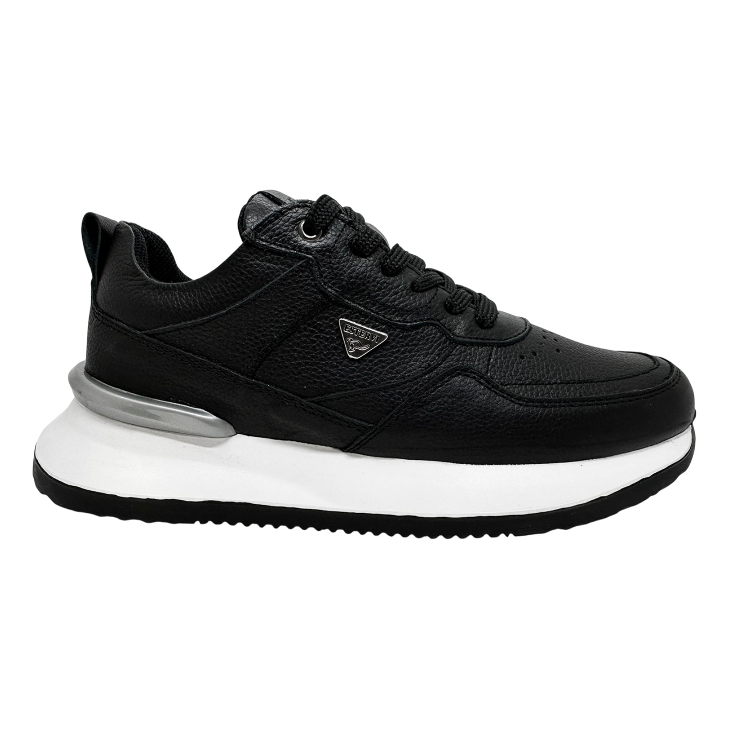 Zapato En Cuero Semiformal Para Hombre Estervi Torino Lite Color Negro👞🧔✨