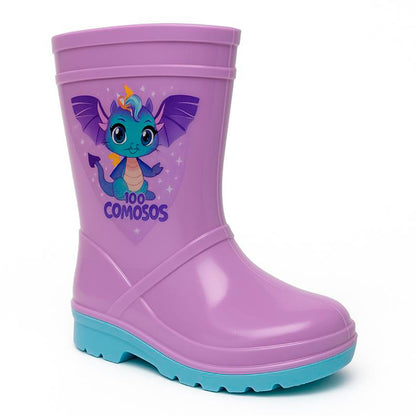 👧 Botas Impermeables Croydon para Niña | Botas de Lluvia en Caucho Antideslizantes 🌧️