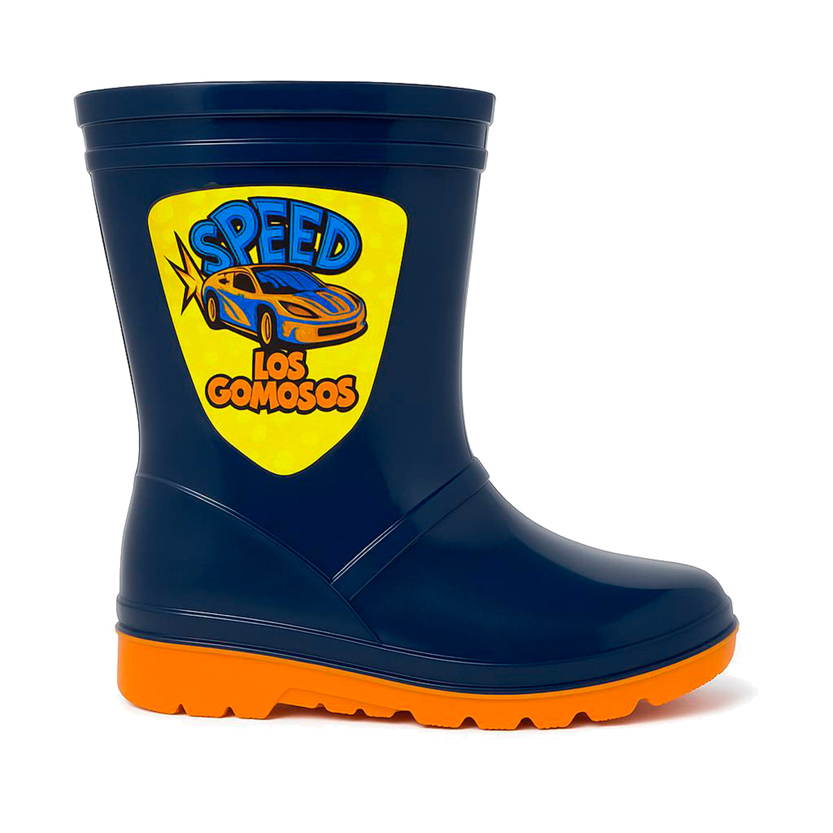 👢 Botas Gomoso Azules Croydon Para Niño  Impermeables ☔ Caucho Antideslizantes Lluvia🌧️