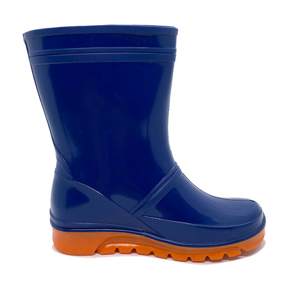 👢 Botas Gomoso Azules Croydon Para Niño  Impermeables ☔ Caucho Antideslizantes Lluvia🌧️