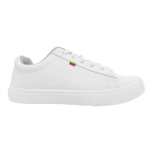 Tenis Colegiales Unisex Blancos “Pisahuevos” Venus | Tradición, Durabilidad y Comodidad Escolar