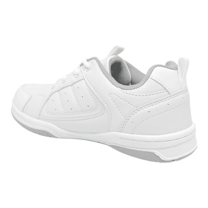 Tenis Colegiales Croydon Blanco Unisex – Comodidad, Resistencia y Estilo para el Día Escolar