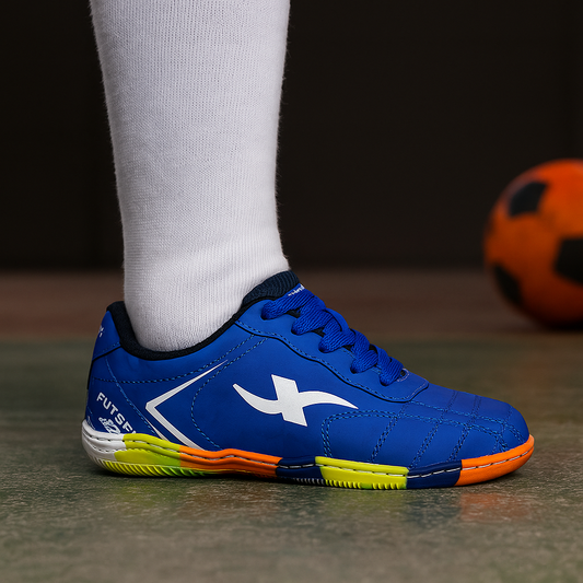 Tenis de Futsal y Cancha Sintética Cocidos 👟 Suela Lisa Antideslizante – Duraderos y Cómodo