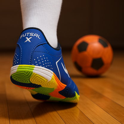 Tenis de Futsal y Cancha Sintética Cocidos 👟 Suela Lisa Antideslizante – Duraderos y Cómodo