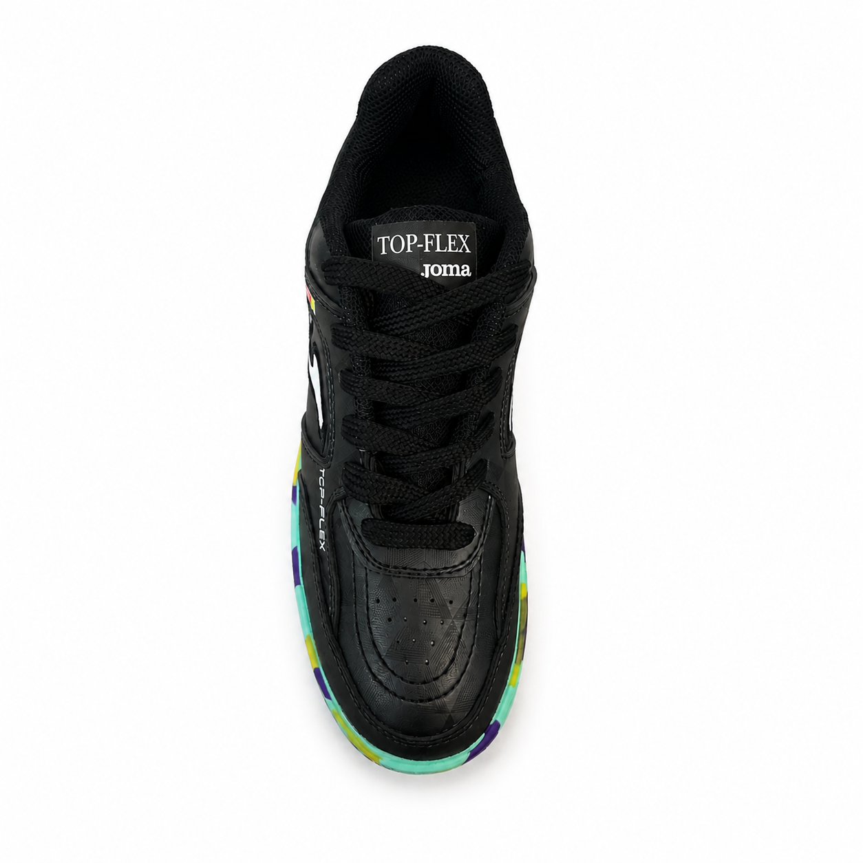 Zapatilla para futsal micro y futbol 5 Joma Resistente Negro