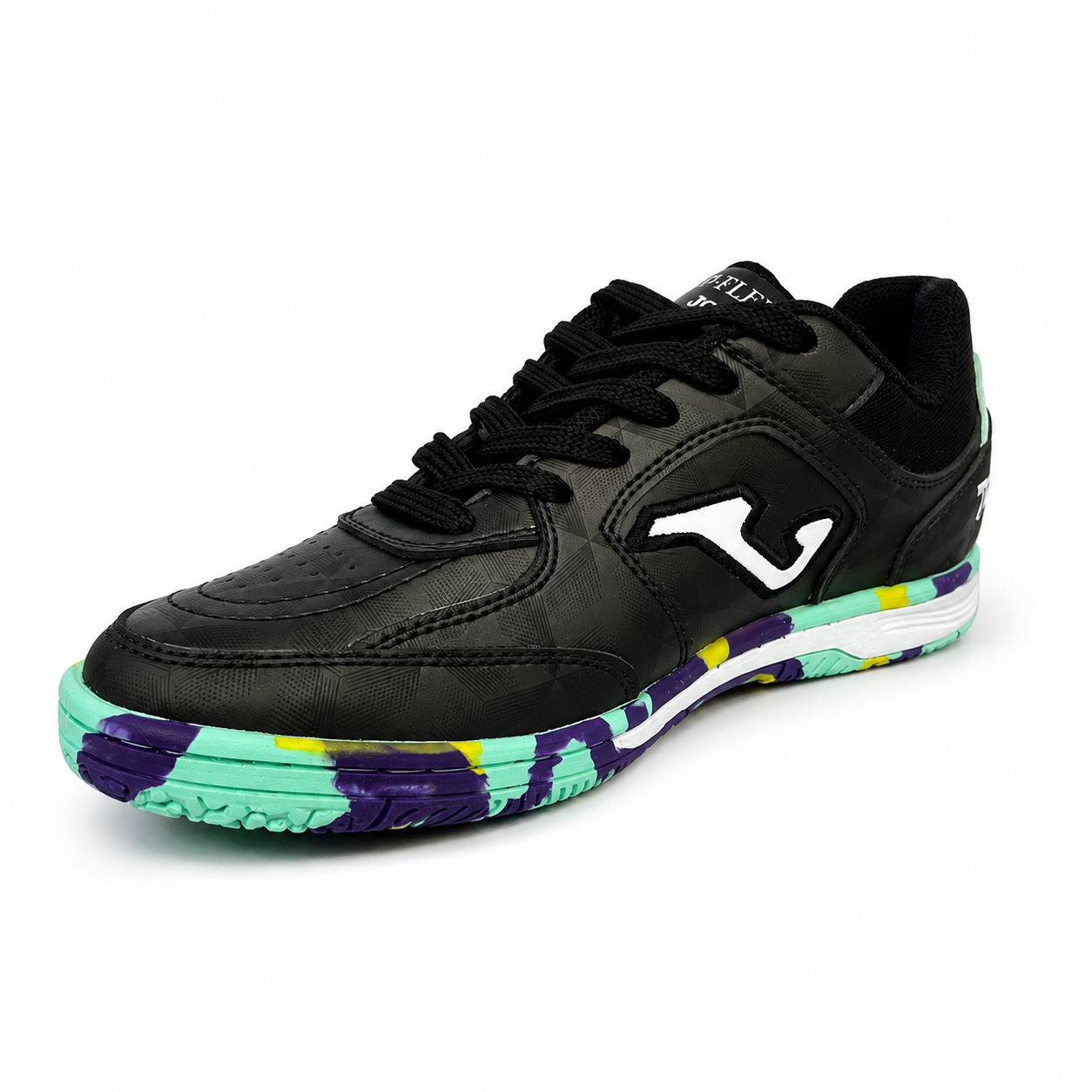 Zapatilla para futsal micro y futbol 5 Joma Resistente Negro