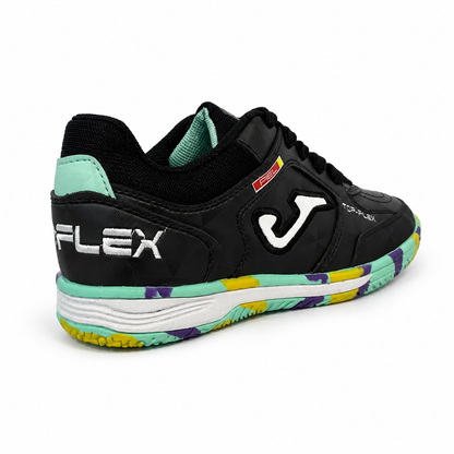 Zapatilla para futsal micro y futbol 5 Joma Resistente Negro